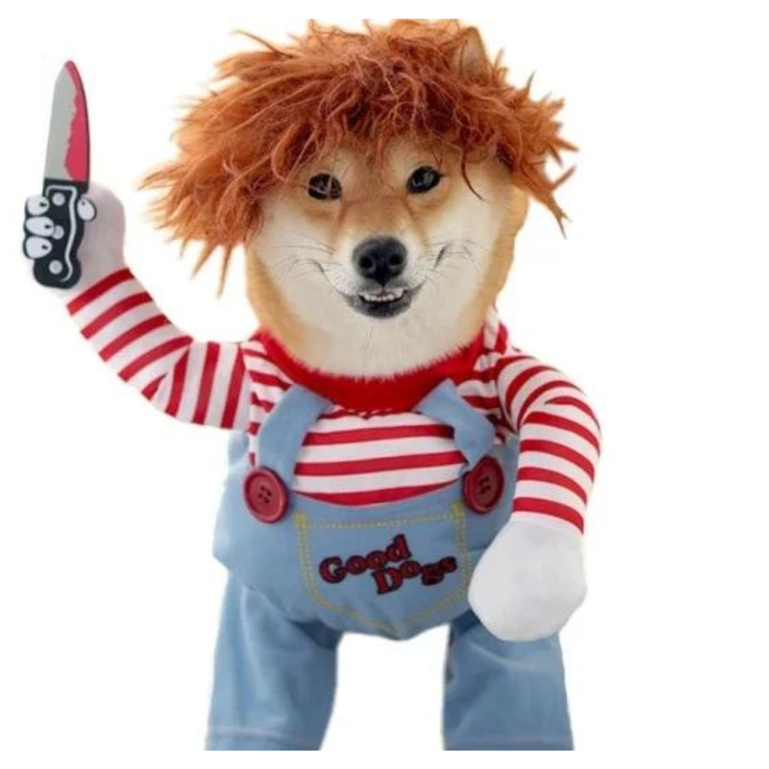 Roupa pet Chucky